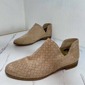 Dr. Scholl's Rate Cream Comfort Ankle Booties with Textured Pattern Size 10M